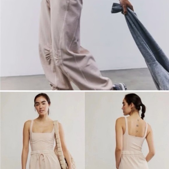 Free People X FP
Movement Inbound Onesie in
Cashmere Size XS NWT - Picture 7 of 9